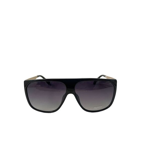Quay Australia No Curfew Shield Sunglasses Black Smoke Polarized